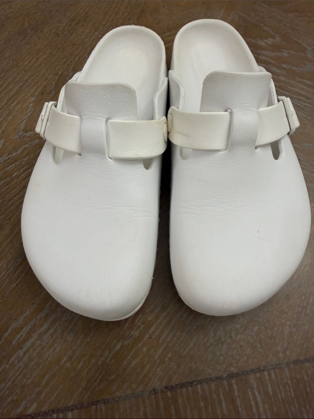 Birkenstock Boston White EVA Clog Euro Size 38 US 7-7.5